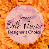 October Birth Flower Designer's Choice Designer's Choice