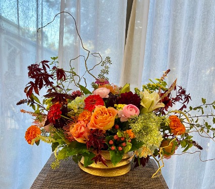 October in Huger Ceramic Arrangement