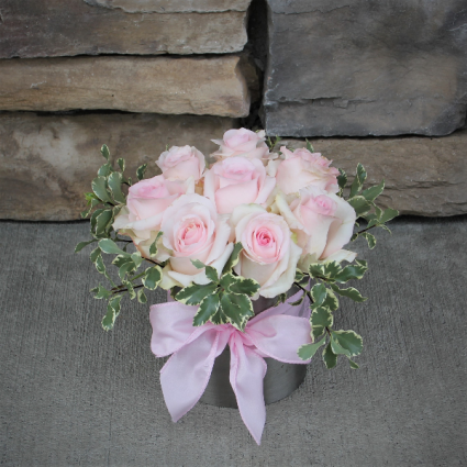 October Ladies Pave Rose Arrangment