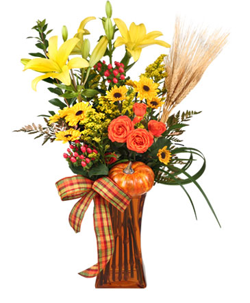 OCTOBER OFFERINGS Fall Arrangement in Worthington, OH | UP-TOWNE FLOWERS & GIFT SHOPPE