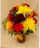 Ode to Autumn Fresh Vase Arrangement