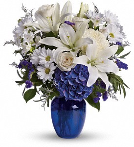 Blooms of Blues Floral Bouquet