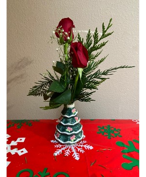 oh christmas tree budvase 1 in store