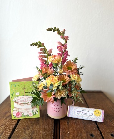 Oh Happy Day! Gift Set in La Grande, OR | FITZGERALD FLOWERS