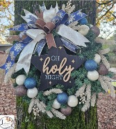 Oh Holy Night Christmas Wreath 