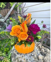 Oh Pumkin!  Vase arrangement 