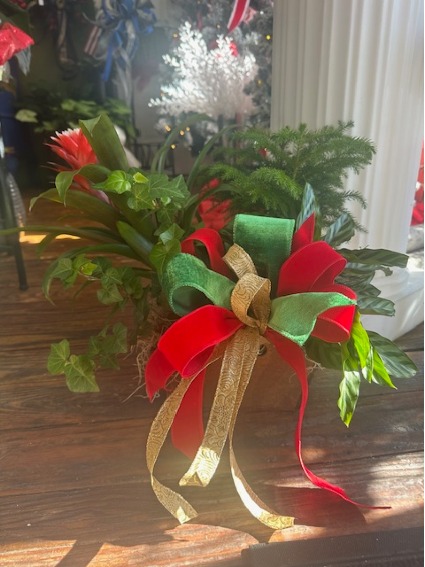 oh santa traditional  red/green /gold 