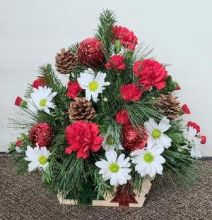 Oh Sparkly Tree    FHF-C74 Fresh Flower Arrangement (Local Delivery Only)