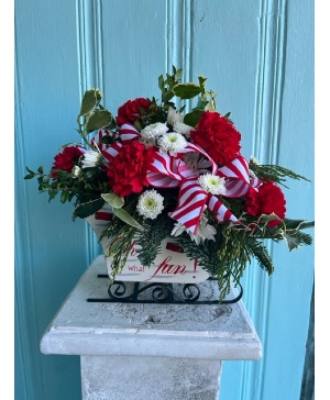 OH WHAT FUN CHRISTMAS ARRANGEMENT