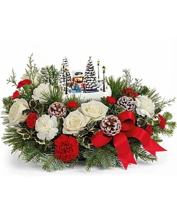Oh What Fun! Thomas Kinkade Thomas Kinkade Arrangement in Pensacola, FL | Cordova Flowers and Gifts