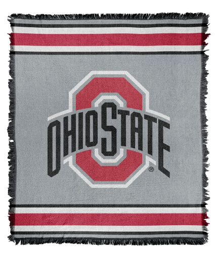 Ohio State Woven Tapestry Blanket