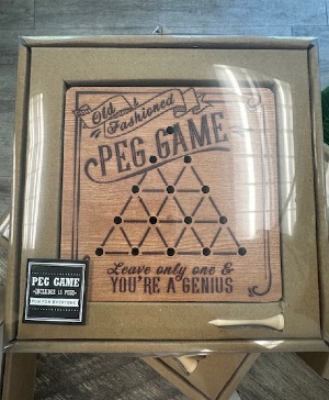 OLD FASHIONED PEG GAME 