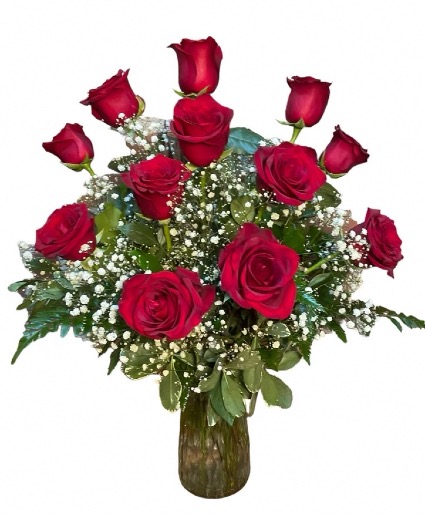 Old Fashioned Roses Dozen Red Roses