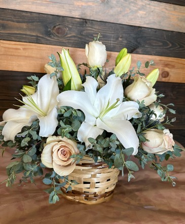 Once Upon a Time Fresh flower basket in Lakeside, CA | Finest City Florist Once Upon a Time Fresh flower basket in Lakeside, CA | Finest City Florist