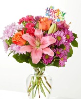 One and Only Bouquet & Happy Birthday Topper birthday