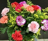 One dozen carnations  Carnation Bouquet 