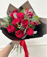 One Dozen Hand-Tied Bouquet 