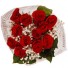 Wrapped Bouquet Red  Pick Up Only One Dozen Long Stem Roses 50&60 cm  ((PICK UP ONLY))