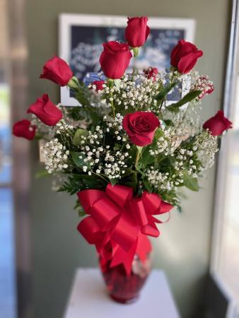 One Dozen Premium Long Stemmed Roses