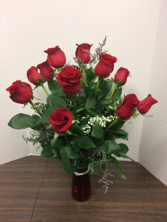 One Dozen Premium Red Roses