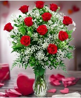 One Dozen Red  Love, passion.