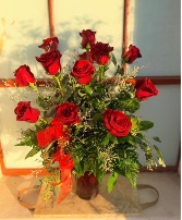 Dozen Red Rose Design 