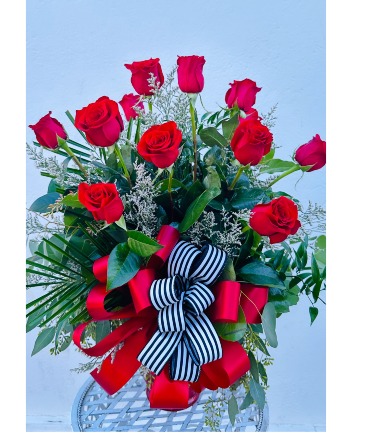 Dozen Red Rose Design  in Merced, CA | KC Floral Co.