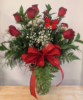 One dozen red roses  local gold canyon florist  in Apache Junction, Arizona | No Reason Why Flowers