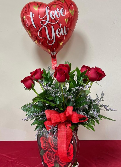 ONE DOZEN RED ROSES BUNDLE