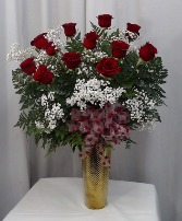 One Dozen Red Roses Red Roses in Livingston, Louisiana | GORDON'S FLORIST & GIFTS