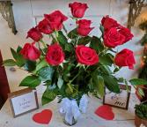 One dozen red roses  Roses