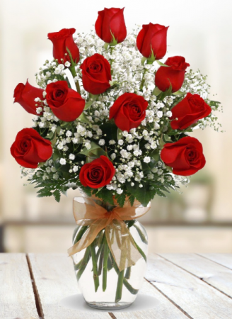 One Dozen Red Roses