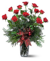 One Dozen Red T87-1 Roses