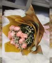 One Dozen Roses Wrapped Romance