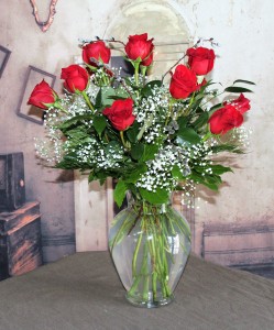 One Dz Radiant Red Roses 