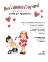 One Full Year of Flowers  The perfect Valentines Gift