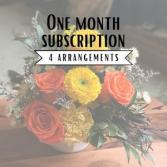 One Month Subscription Weekly Subscription