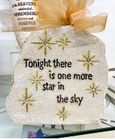 One More Star In The Sky Solar Light Up Stone Sympathy Gift