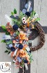 One of a Kind silk fall wreath Grapevine Wreath