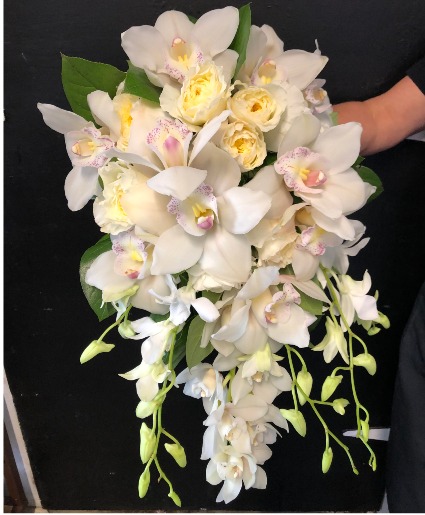 Only Orchids Wedding Bouquet