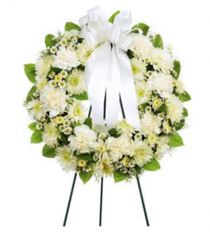 Open Wreath Standing Spray in Saint Cloud, FL | Bella Rosa Florist Open Wreath Standing Spray in Saint Cloud, FL | Bella Rosa Florist
