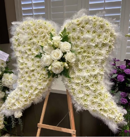 Angel Wings Standing Spray 