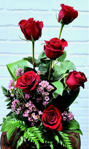 Opulent Love - Red Rose Arrangement