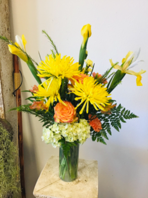 Orange and yellows Vased