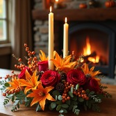 Orange Cranberry Centerpiece Enchanted Design