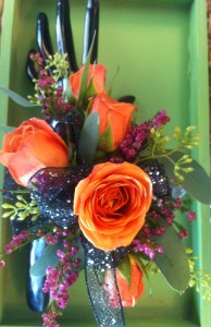 Orange Crush Corsage Corsage in West Point, UT | 4 SISTERS FLORAL & HOME DECOR