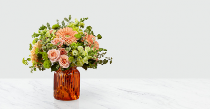 ORANGE CRUSH Vase arrangement