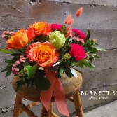 Orange Crush Vase Arrangement