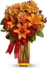 Orange Delight Arrangement Fall Arrangement