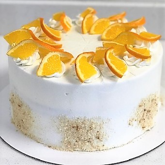 Orange Dream Cake Sweet Blossoms 